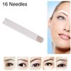 CHUSE A16 microblades Permanent Makeup Manual Eyebrow Tattoo Needles Embroidery Arc 50pcs/Box 16 Curved Microstroking