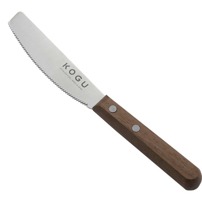 Shimomura Kihan KOGU 43374 Spatula Knife, Total Length: 8.3 inches (21.2 cm), Made in Japan, Natural Wood