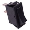 Black Off-(On) Momentary Rectangle Rocker Switch 30 x 11mm SPST 16A