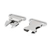 LUOEM 5pcs Buckle Webbing Survival Bracelet Side Release Buckle 20mm (Silver)
