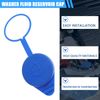 Vehicle Plastic Windshield Washer Detergent Reservoir Cap Blue Fits for Focus