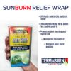 Organic Aloe Wrap for Sunburn Relief by TermaBurn – New After-Sun Organic Aloe Skin Treatment for Long-Lasting Relief from Pain, Itching, and Peeling. Made in The USA with 100% Certified Organic Aloe