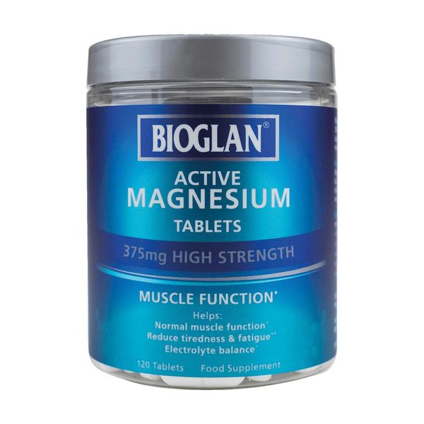 Bioglan Active Magnesium | Supports Muscle Function | 120 Tablets