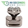 Skull Shaver Pitbull Platinum PRO Electric Razor - Wet/Dry 4 Head 4d Cordless USB Rechargeable Rotary Shaver