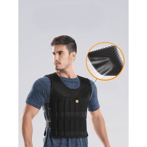 Running Nab Block Load Weight Vest Training Adjustable Sandbag Backpack Vest Set, Option 12