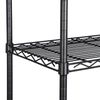 2PCS 4-Tier Metal Wire Shelf Rack Storage Shelving Unit Organizer for Kitchen 