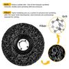 10 Pack 4-1/2 Inch Paint Stripping Discs for Metal Surfaces, Abrasive Wheels