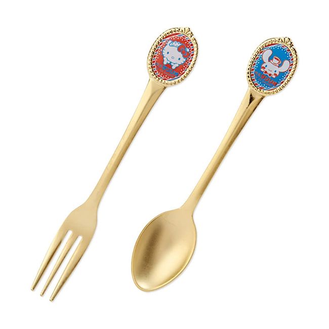 Sanrio 135950 Sanrio Characters Spoon & Fork (Cafe Sanrio No. 2 Store)