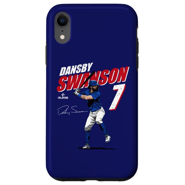 iPhone XR Dansby Swanson | Chicago Baseball Player | MLBDSN3001 Smartphone Case