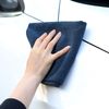 5 Pcs Microfiber Towel Edgeless Scratch Free Cleaning Clothes 16"x16" Black 