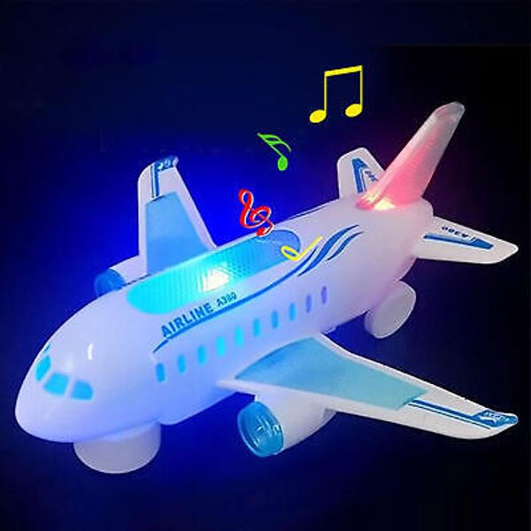 Kids Airplane Model Toy Simulation Plane Toy Models with Music Sounds Kids Gifts