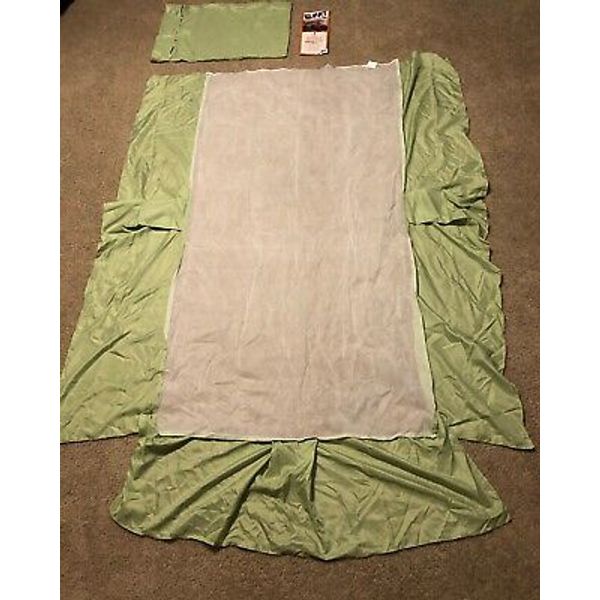 Furry Friends Light Green Twin Bedskirt with Matching Pillow Sham