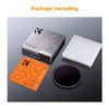 K&F Concept 77mm ND100000 Optical Glass Filter Neutral Density 16.5 Stop ND