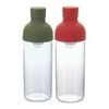 Hario Cold Brew Tea Bottles 300ml Olive Green and Red 2 Pack
