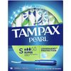 Tampax Pearl Tampons With Plastic Applicators Super Absorbency, Unscented 18 Count (Pack of 3)