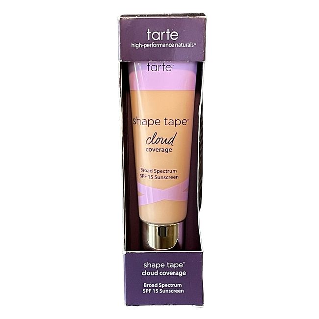 Tarte Shape Tape Cloud Coverage Foundation ~ 27S Light Medium Sand ~ New in Box