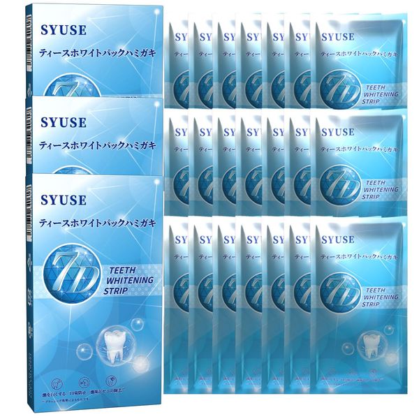 Whitening Sheet, Teeth Whitening, Home Tea Care Pack, Whitening Toothpaste Sheet, Toothpaste Tape, 21 Day Supply, 42 Sheets