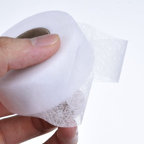 Outus Iron on Hem Tape Fabric Fusing Hemming Tape Wonder Web Adhesive Hem Tape for Pants Each 27 Yards, 2 Pack (White, 1 Inch)