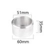 Motorcycle Exhaust Pipe Adapter Exhaust Pipe Connector Adapter Modification Conversion Pipe Motorcycle Pipe Conversion Tool Aluminum Alloy Material