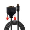 LINDY 41953 3m Mini DisplayPort an DVI Kabel, Schwarz
