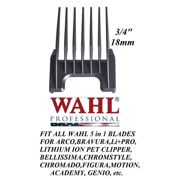 Wahl 3/4"(18mm) Attachment GUIDE 5 in 1 Blade COMB-Beretto,G