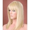 Forever Young UK Ladies Long Straight Side Bangs Fringe Light Blonde Fashion Wig