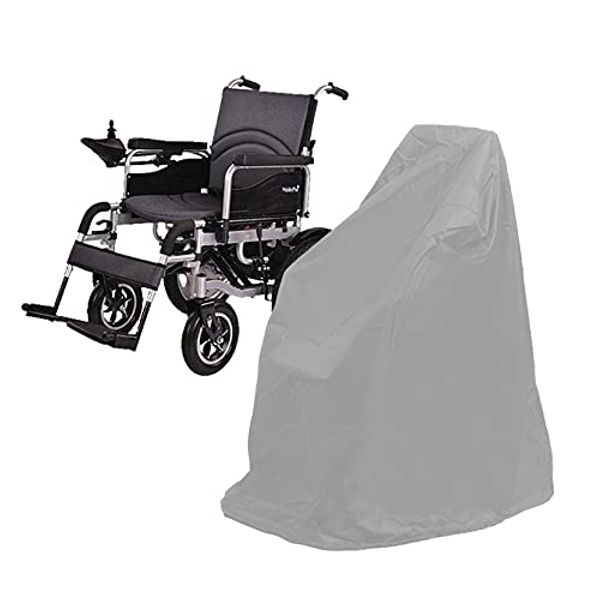 Wheelchair Cover, Outdoor, Waterproof, Electric Wheelchair Cover, Wheelchair Cover, Storage Cover, Car Body Cover, Waterproof, Thick and Durable (45.3 x 29.5 x 51.2 inches (115 x 75 x 130 cm) (Gray)