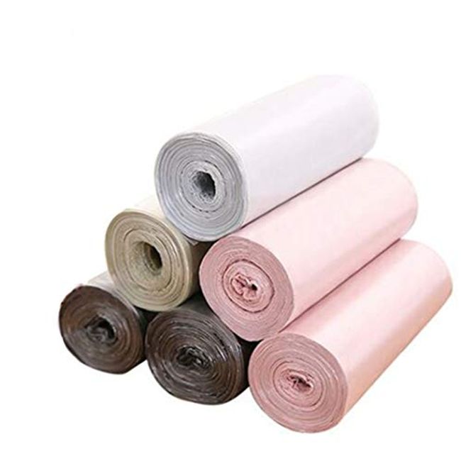 4 GALLON Bathroom Trash Bags, 5 Rolls/100 Counts Small HANDLES Garbage Bags  for Office, Kitchen,Bedroom Waste Bin,Colorful Portable Strong Rubbish