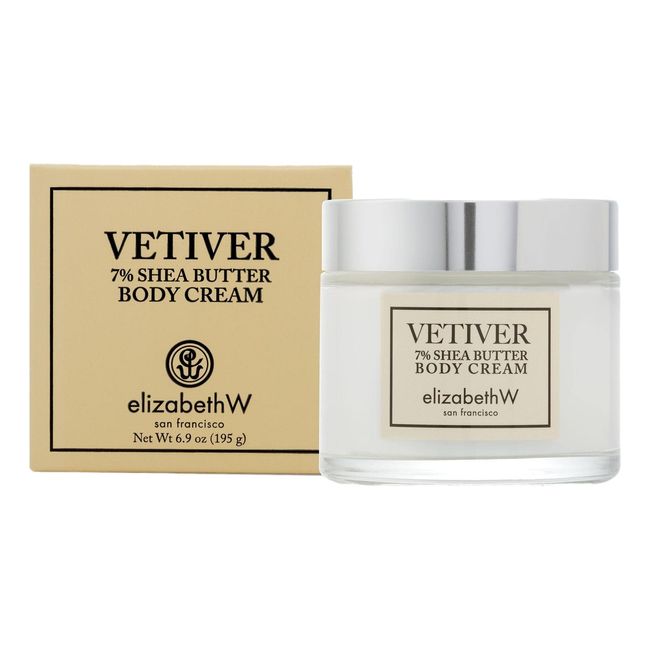 elizabeth W, Vetiver Body Cream, 6.9 Ounces