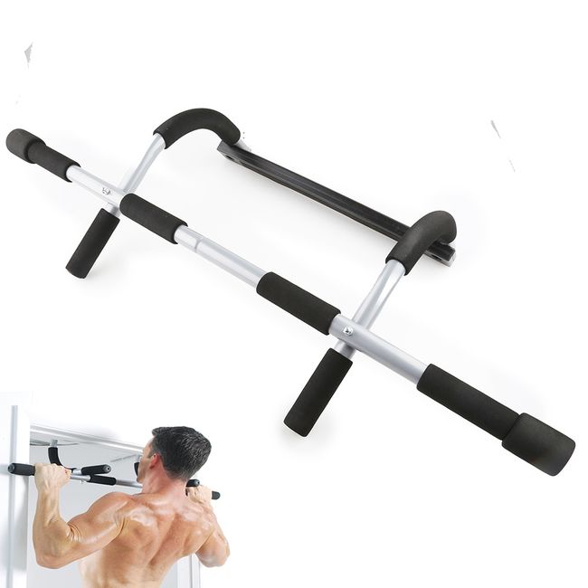 Dip Bar Pull-Up Bar Iron Bar Home Use Mini Parallel Bars Bare Body Fitness Equipment Chin Up Double Bar Horizontal Arm Training Portable Fitness Equipment, One Option0