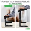 Standing Computer Keyboard Stand Adjustable Height Tilt Ergonomic Riser Raise