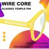 Square Classic Blue Light Blocking Glasses Yellow Frame Eyeglasses
