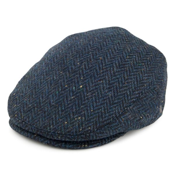 Jaxon & James Brooklyn Flat Cap - Navy Blue Medium