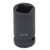 Female Square Hole Socket, Black Treatment Rounded Corner Drive Pipe Plug Socekt for Workshops