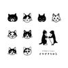 Black and White Smartphone Pouch Microfiber Drawstring Cleaner (9 x 17 cm, Tenchan Drawing (Red)