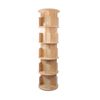 360 Rotating Open Storage Display Rack Floor Standing Bookcase for Kids Adults