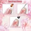 Nail Parts Sakura Hologram Cherry Blossom 3D Nail Deco Parts Sequins Nail Art Accessory Parts Gel Nails Resin Encapsulation Parts Nail Design Decorative Accessories