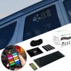 USB Dynamic Colorful Eye Lamp Soft Screen Led Eye for Car Window Car LED Display