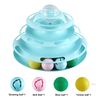 Tech Traders Cat Roller Ball Toy Interactive Toy with Colourful Balls -Fun Exercise 3 Level