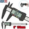 2x Electronic Digital Vernier Caliper Gauge Micrometer LCD Ruler Meter Tool 0-6“