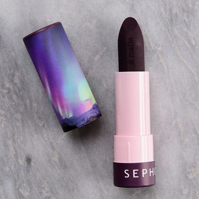 Sephora Collection Lipstick 'Polar Lights' 78 Dark Plum Matte New & Sealed