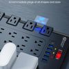 Super Danny Surge Protector Power Strip 22 AC Outlets 6 USB Ports Type C 6.5Ft