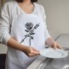 'Rose with Arrow' Unisex Cooking Apron (AP00080269)
