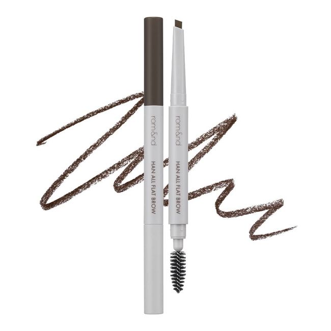 rom&nd Han All Flat Brow, w1, Gentle Brown