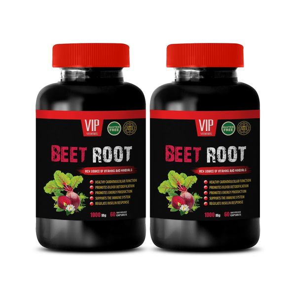 antioxidant formula - BEET ROOT - energy boost for men 2 Bottles