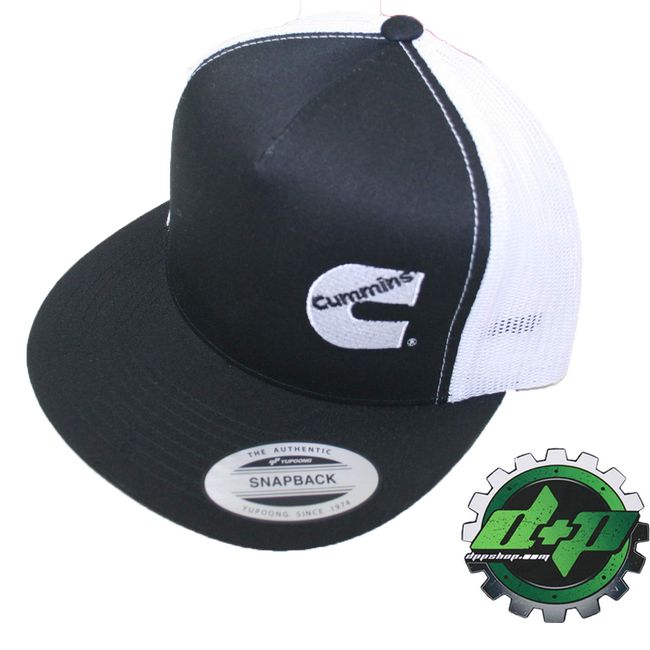 Diesel Power Plus Dodge Cummins Trucker mesh Summer Cummings hat Ball Cap Flat Bill snap Back Base