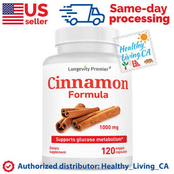 Longevity Cinnamon Formula: Support Healthy Blood Sugar & Overall Wellness. 5:1