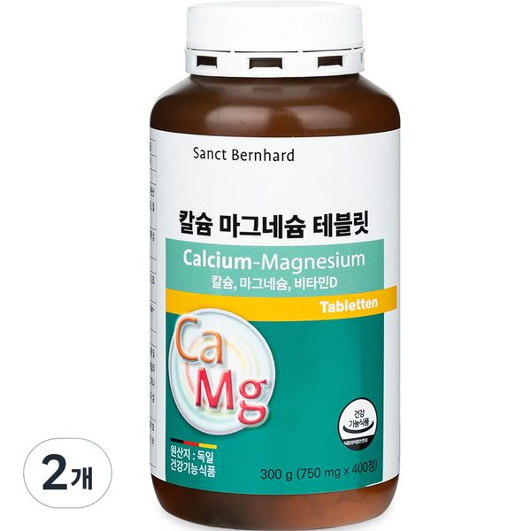 Hurum Calcium Magnesium Tablet Nutrient Supplement 300g 1 pc, 400 tablets