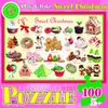 Sweet Christmas Puzzle, 100-Piece