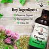 Christopher's Original Formulas Cayenne Heat Massage Oil, 4 Fluid Ounce | Warming Sensation for Muscles & Joints | Natural Comfort & Relaxation | Pure Herbal Formula